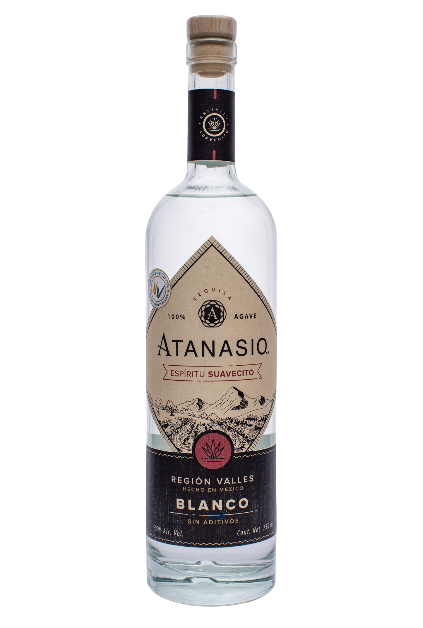 Tequila Atanasio Blanco Espíritu Suavecito 750 Ml