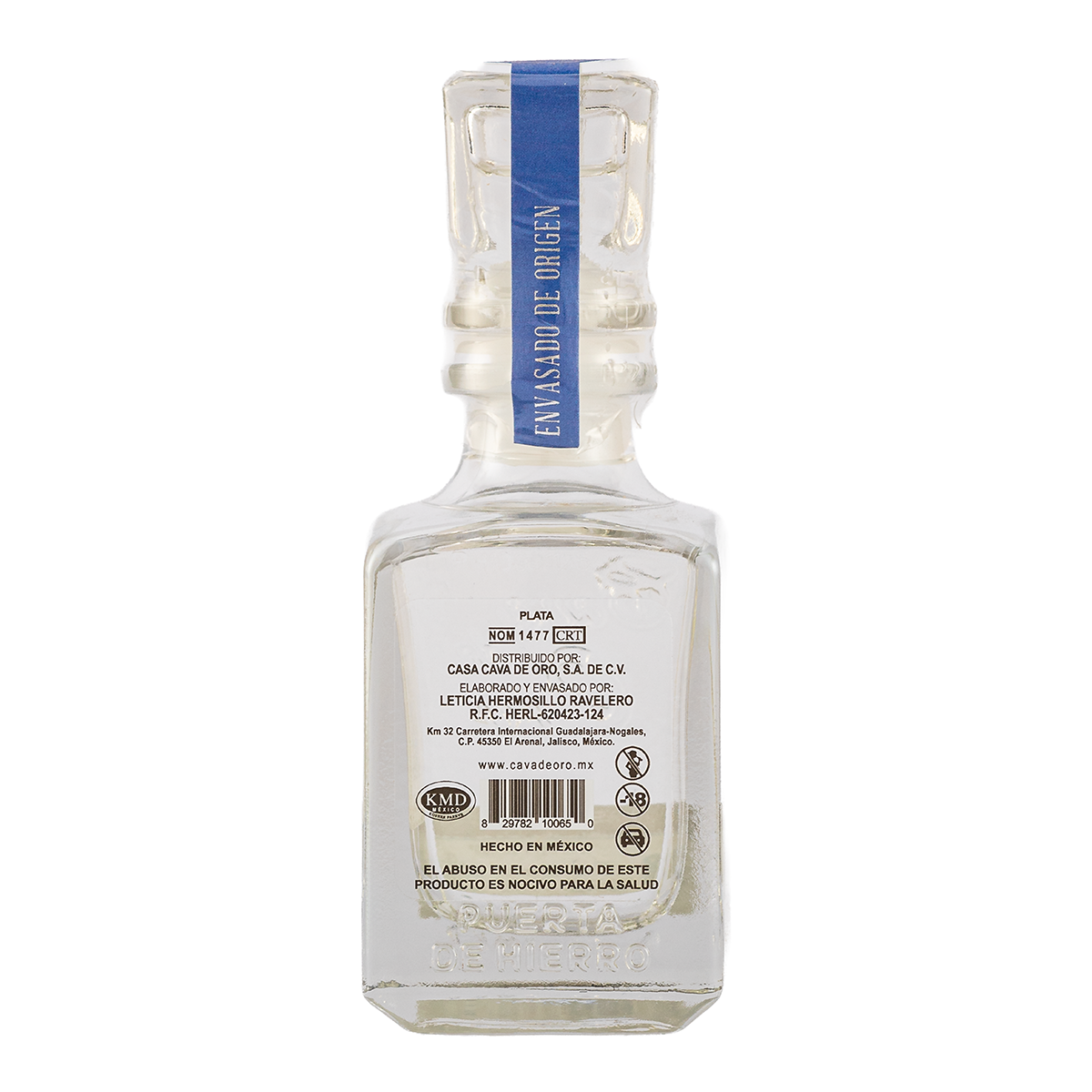 Tequila Gran Cava de Oro Plata Mini 50 Ml