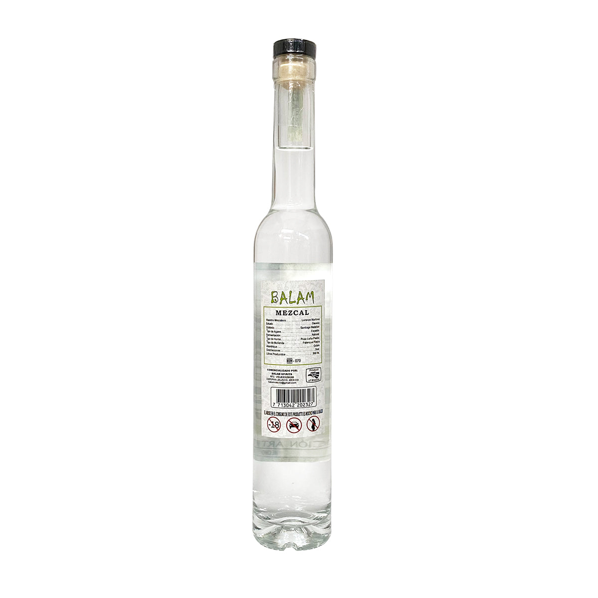 Mezcal Artesanal Balam Espadin Joven 375 ml