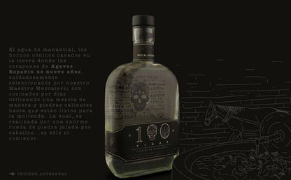 Mezcal Artesanal 100 Vidas Espadín Joven 750ml