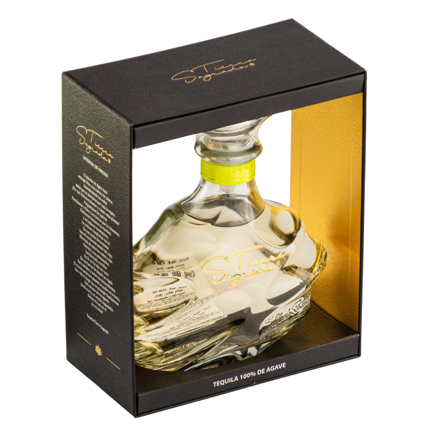 Tequila Tierra Sagrada Plata 100% Agave 750 Ml