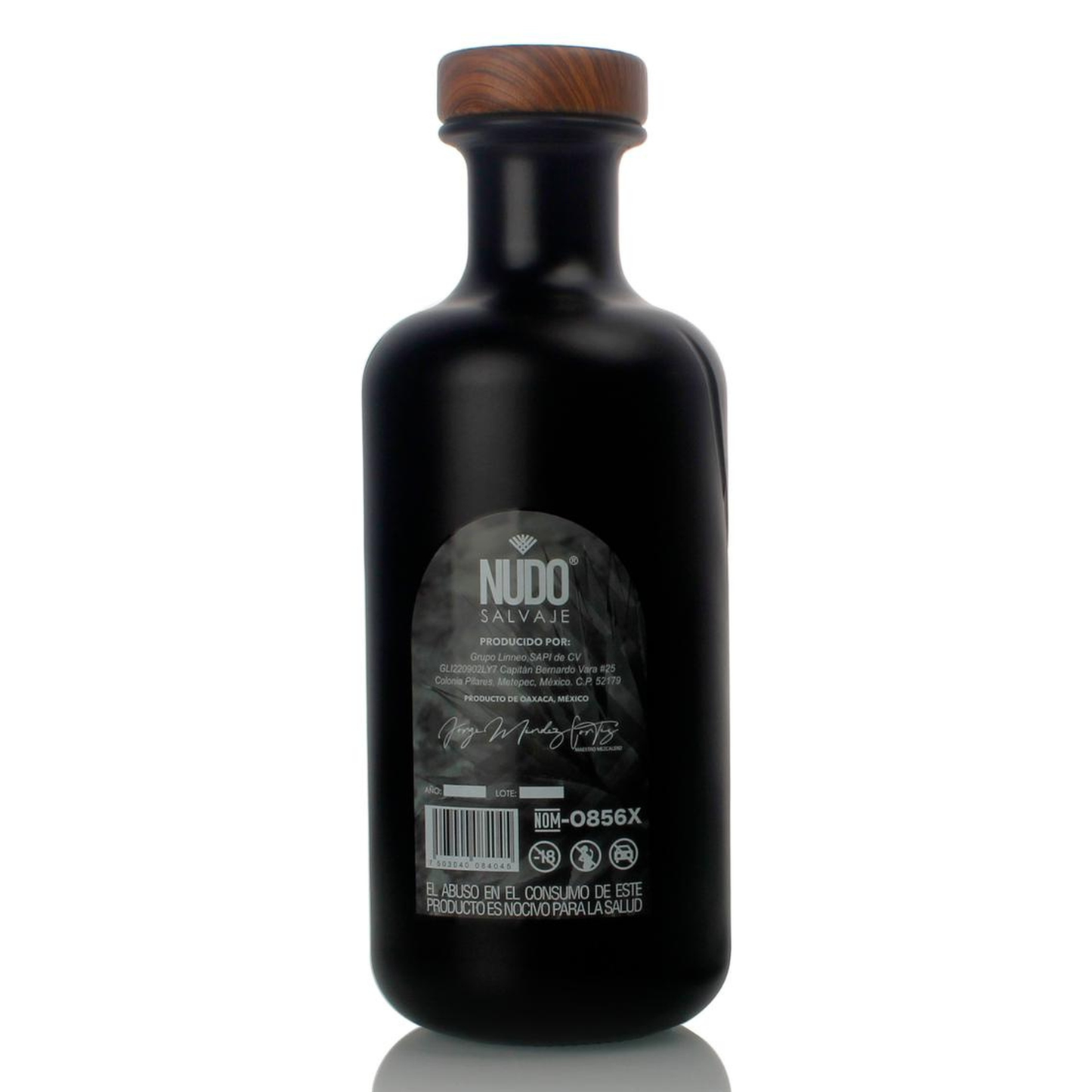 Mezcal Artesanal Nudo Salvaje Tepeztate Joven 750 Ml