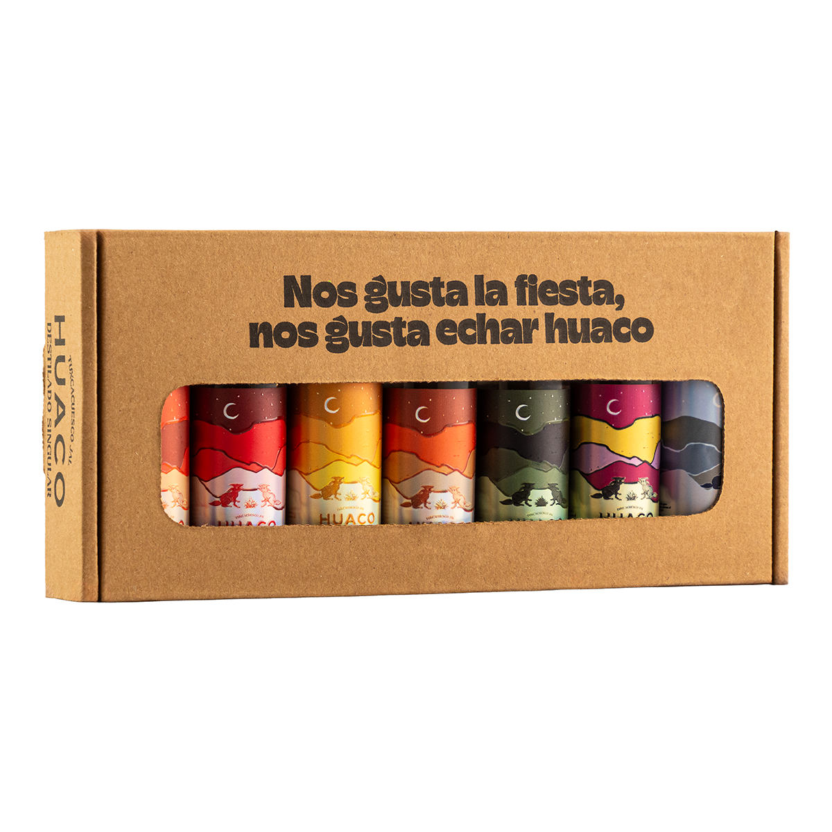 Destilados De Agave Set Minis Huaco 50 Ml