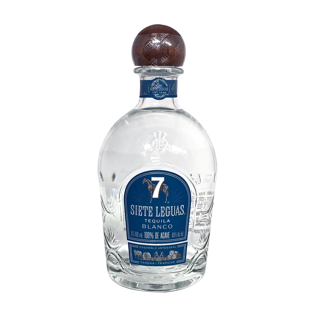 Tequila Siete Leguas Blanco Ensamble Artesanal 700 ml
