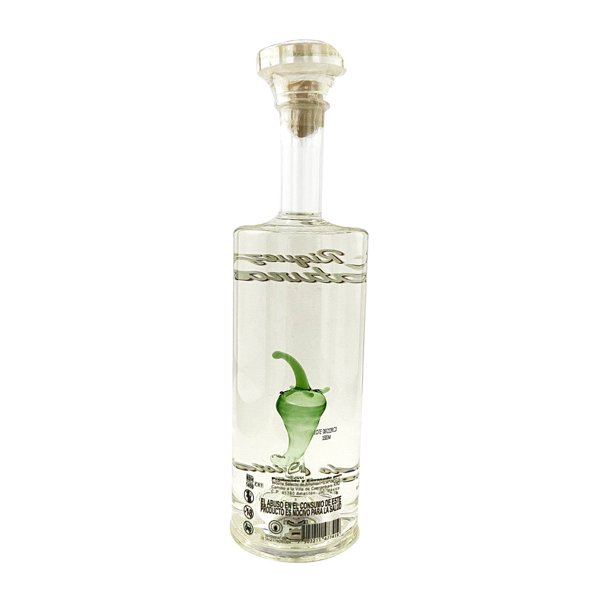 Tequila Riqueza Natural Reposado Cristalino Chile 750 ml