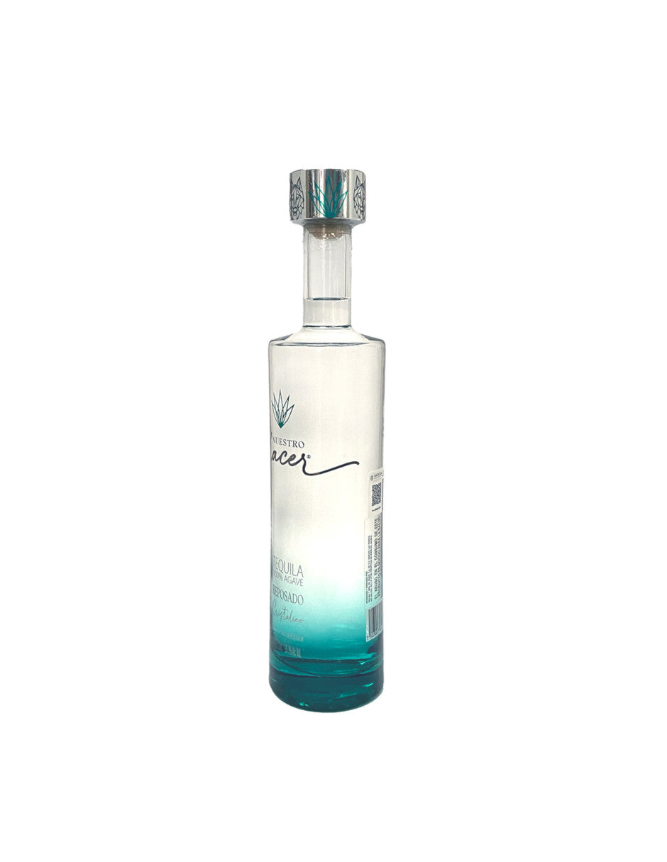 Tequila Nuestro Placer Reposado Cristalino 750 ml