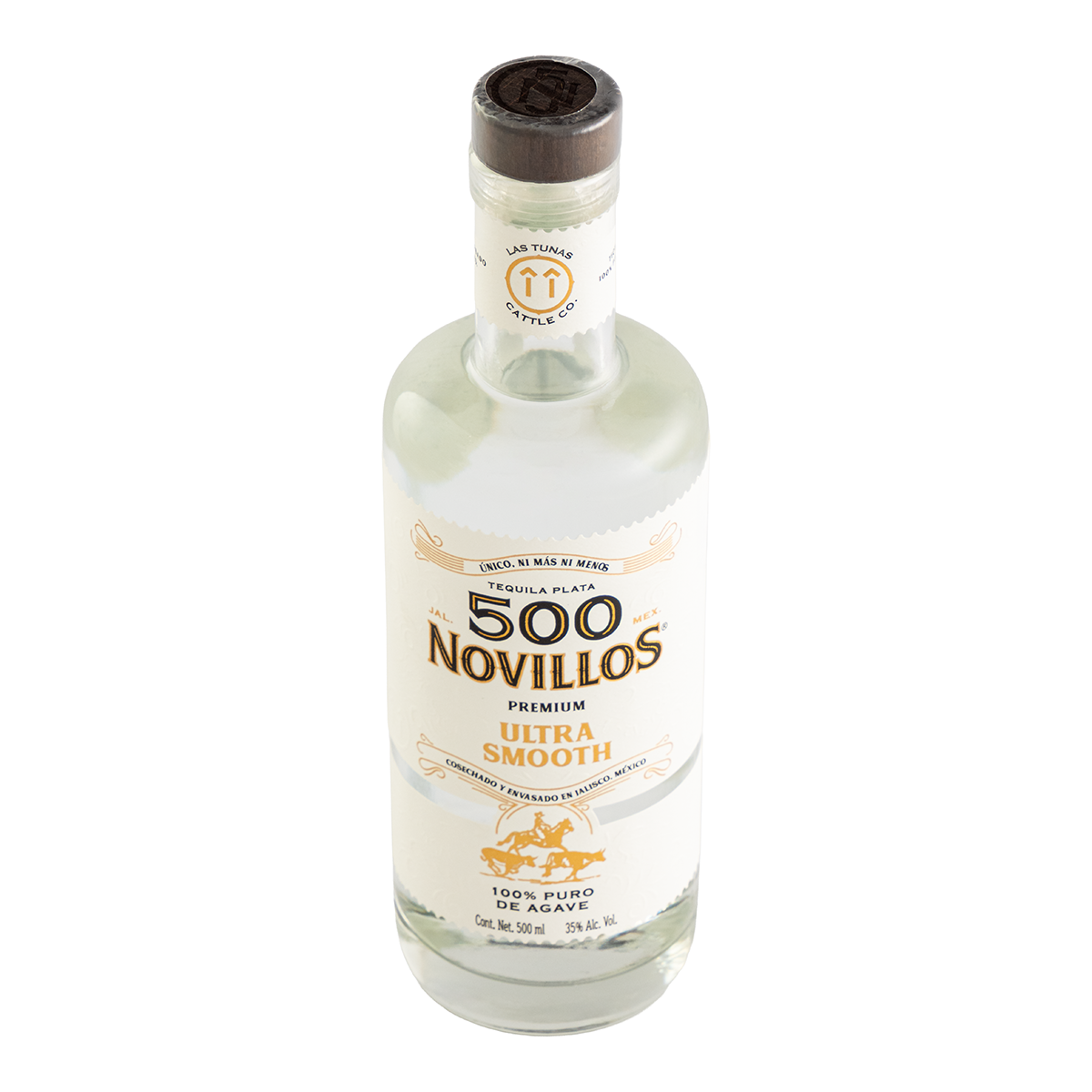 Tequila 500 Novillos Plata Premium Ultra Smooth 500 Ml