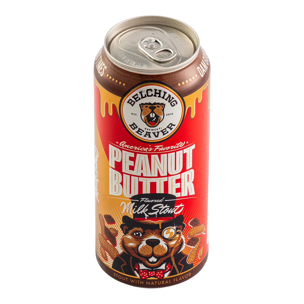 Cerveza Belching Beaver Peanut Lata 473 Ml