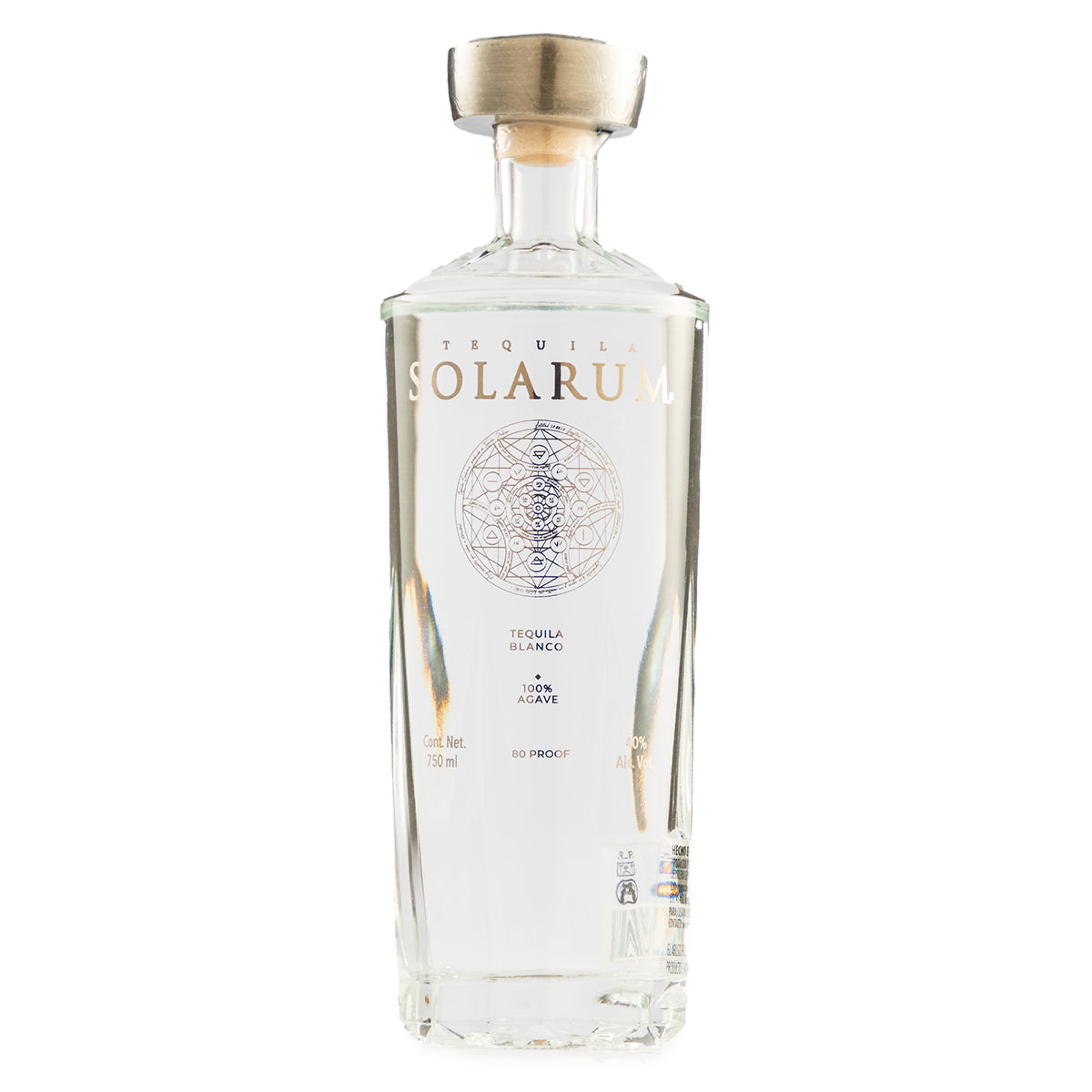 Tequila Ultra Premium  Solarum Blanco 750 Ml