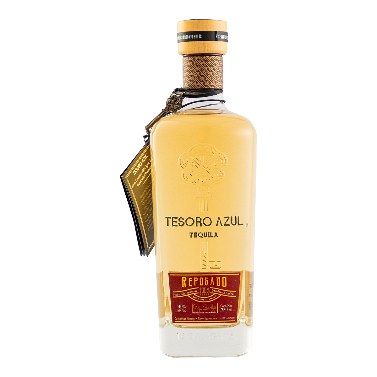 Tequila Tesoro Azul Reposado 750 Ml