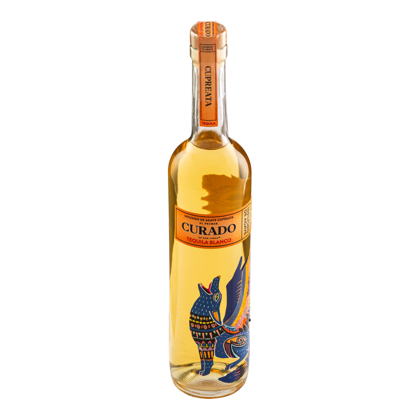 Tequila Curado Blanco Agave Cupreata 750 Ml