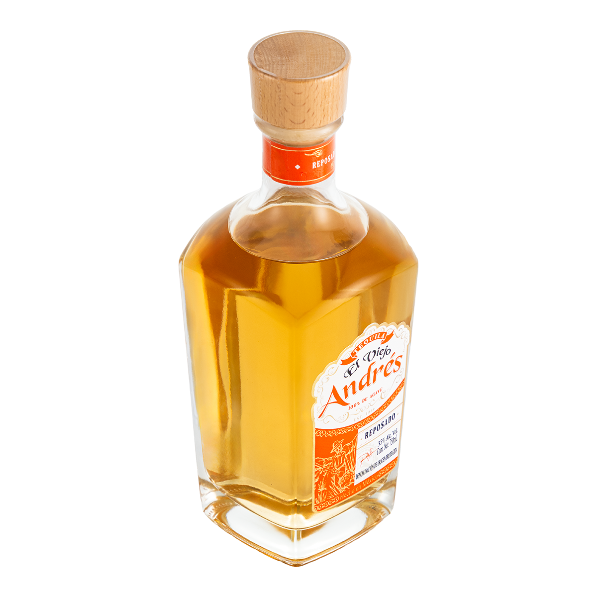 Tequila El Viejo Andrés Reposado 750 Ml