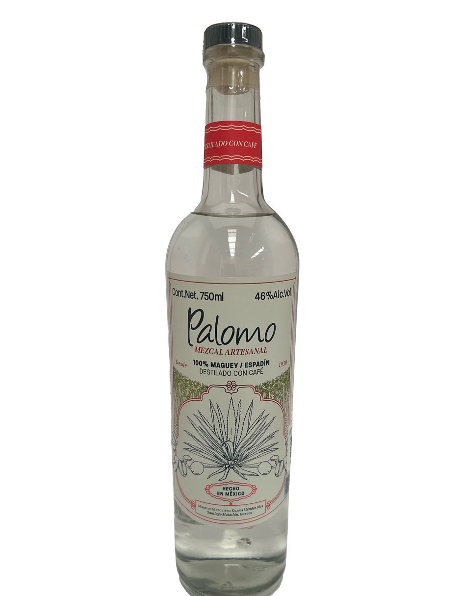 Mezcal Artesanal Palomo Destilado Con Café 750 ml