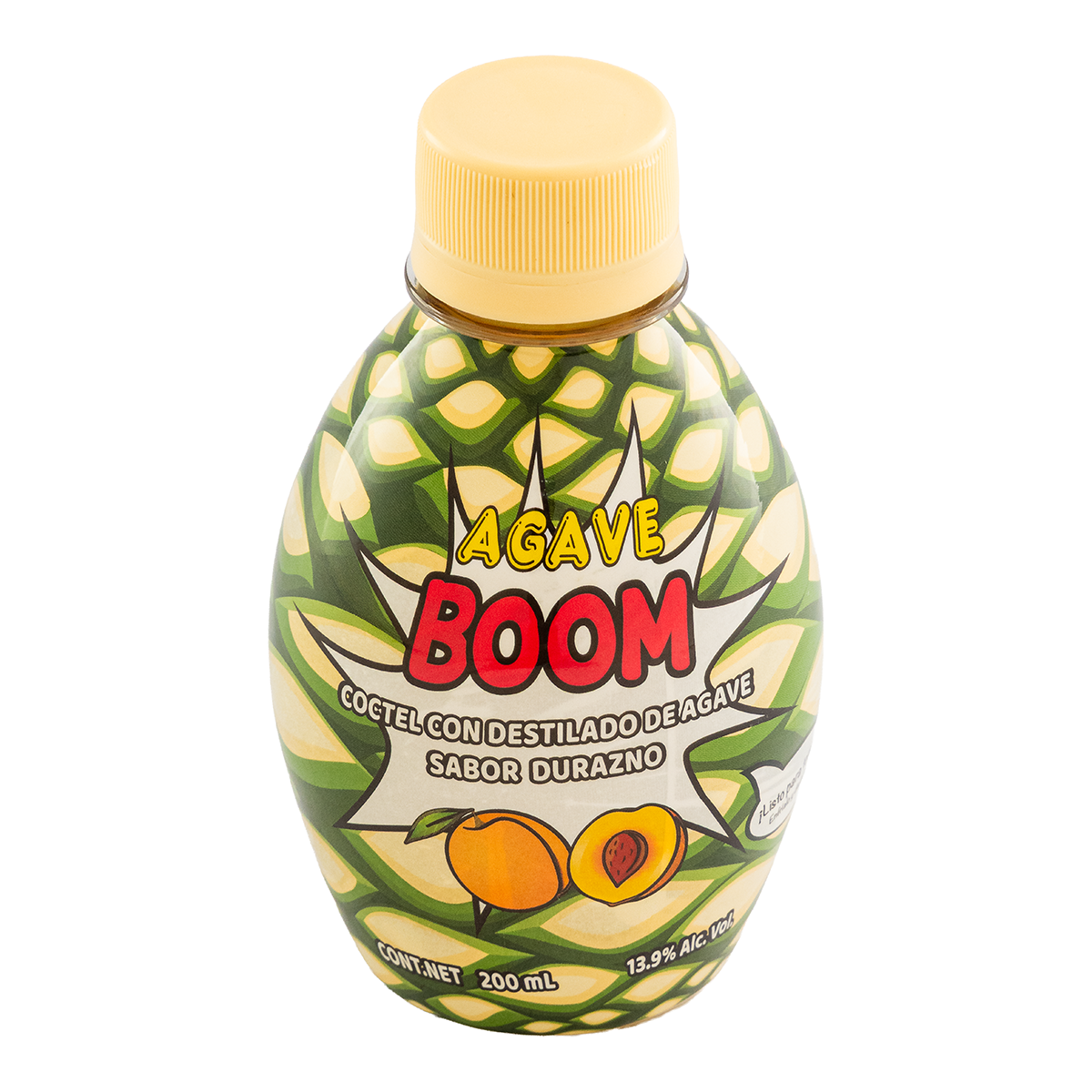 Bebida Margarita Agave Boom Durazno 200 Ml