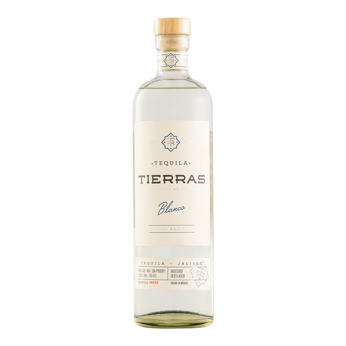 Tequila Tierras Auténticas de Jalisco Blanco 750 Ml