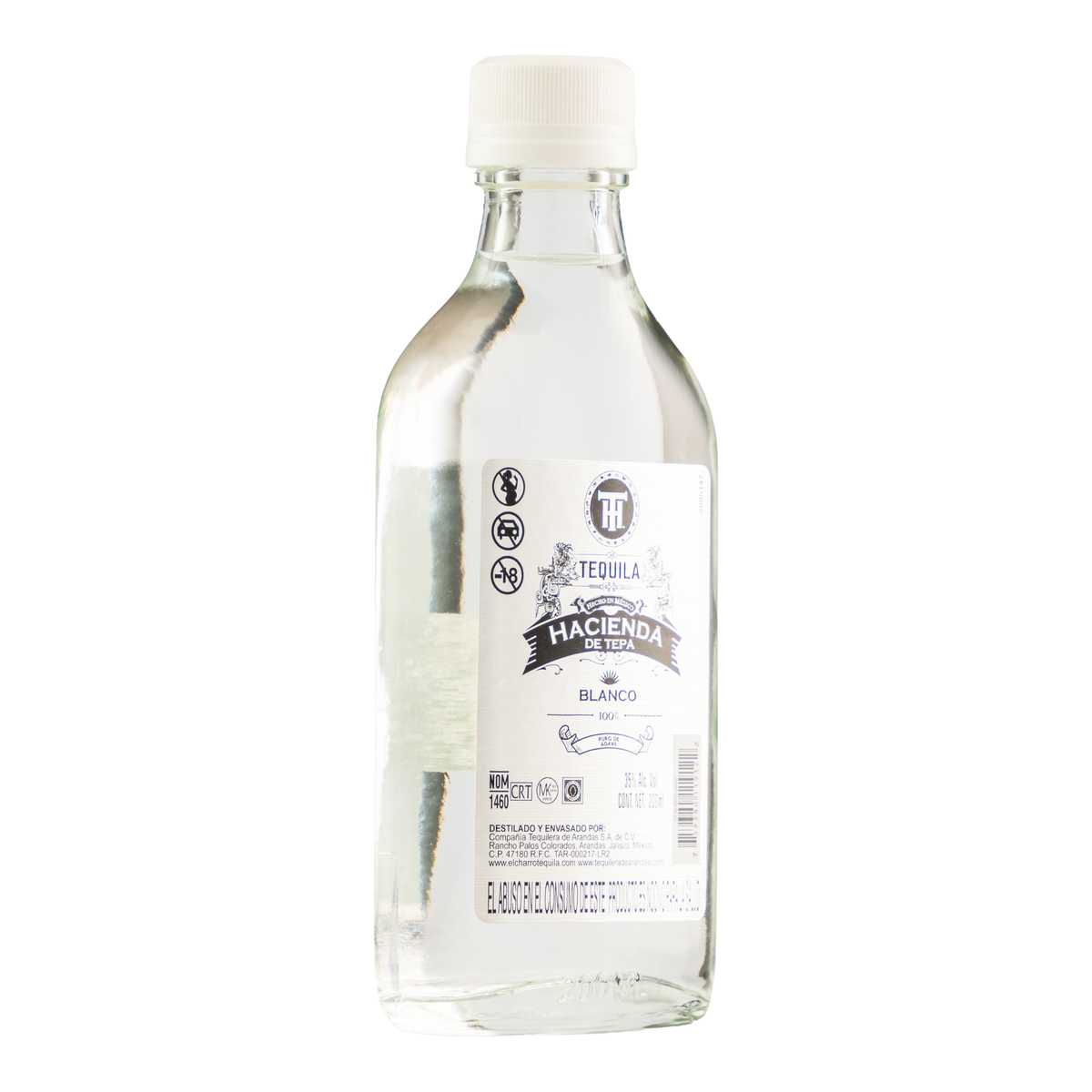 Tequila Hacienda de Tepa Blanco 200 Ml