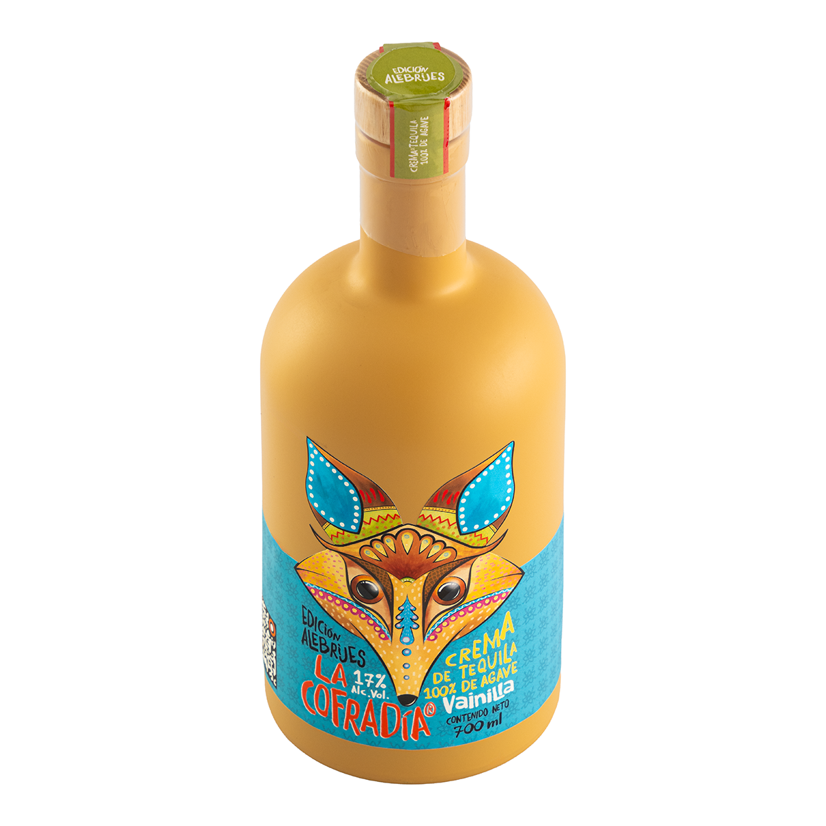 Crema de Tequila La Cofradía Alebrijes Vainilla 700 Ml