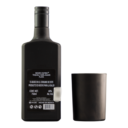 Tequila Negro Zafiro Plata 750 Ml