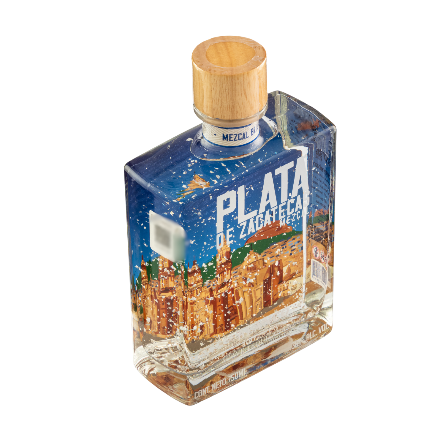 Mezcal Plata de Zacatecas Blanco 750 Ml