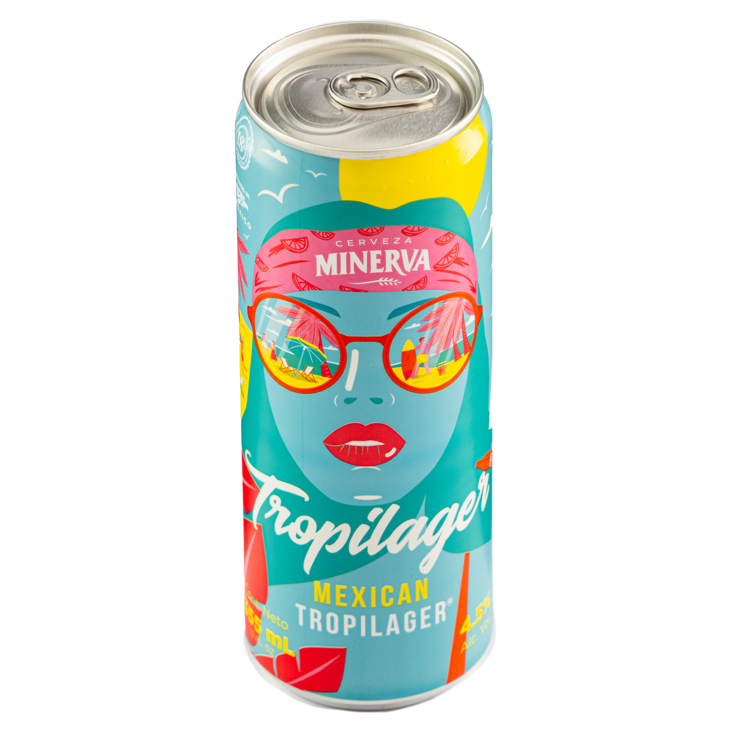 Cerveza Minerva Tropilager Slim Lata 355 Ml