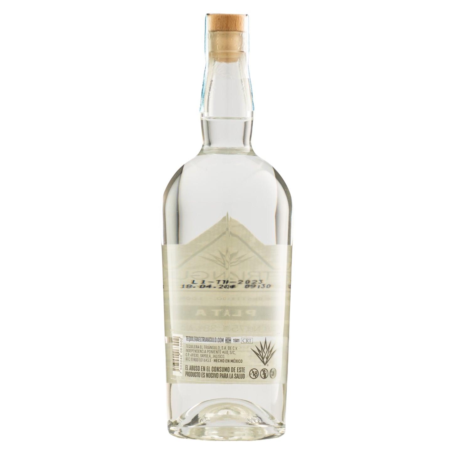 Tequila El Triangulo Plata 750 Ml