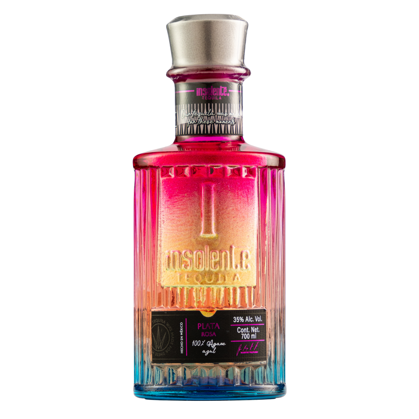 Tequila Insolente Plata Rosa 700 Ml