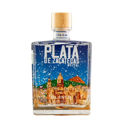 Mezcal Plata de Zacatecas Blanco 750 Ml