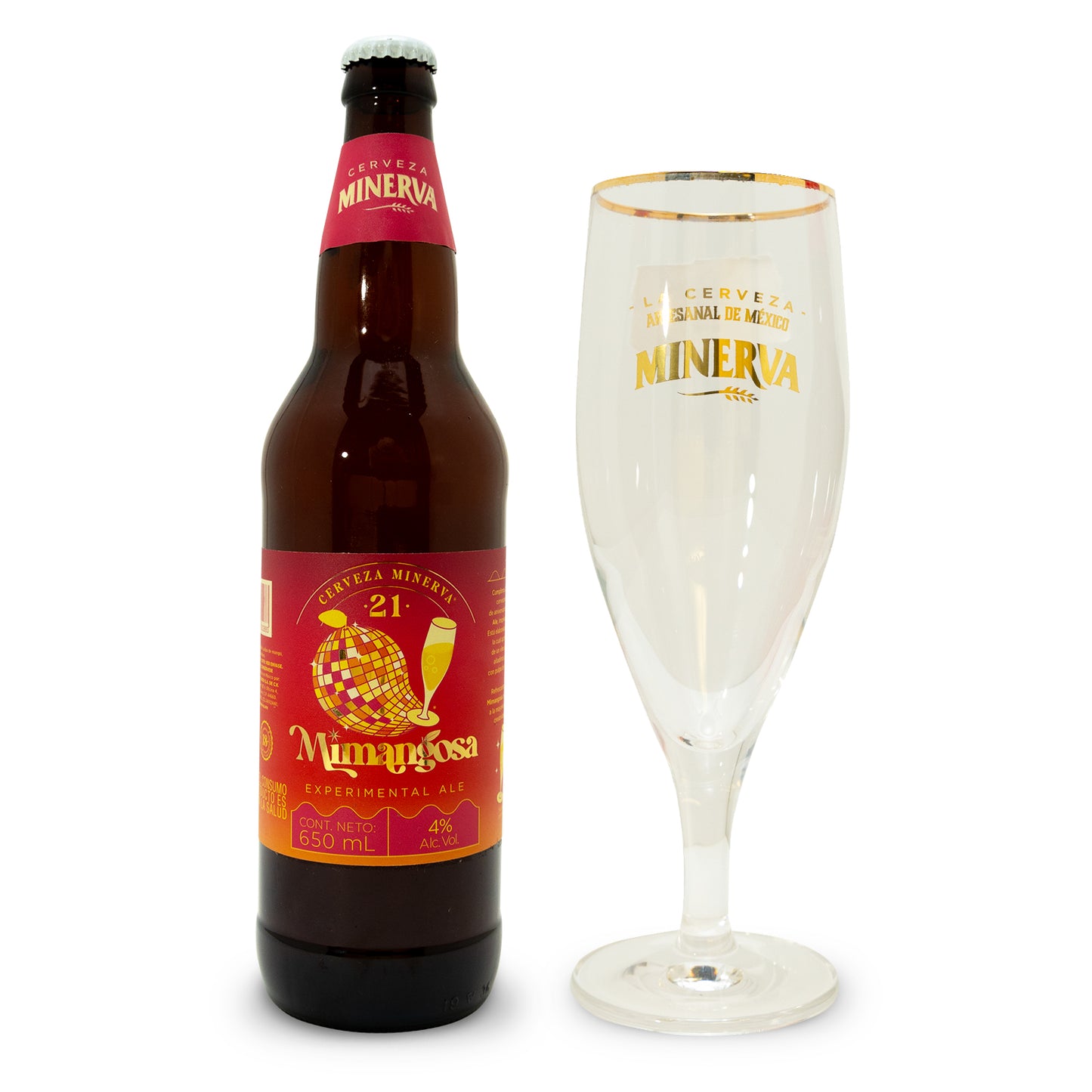 Cerveza Minerva Mimangosa Con Copa 650 Ml