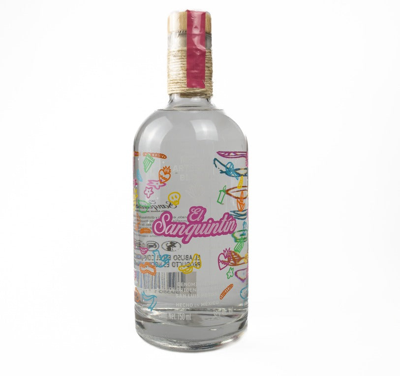 Mezcal Artesanal Blanco El Sanquintín 750 Ml