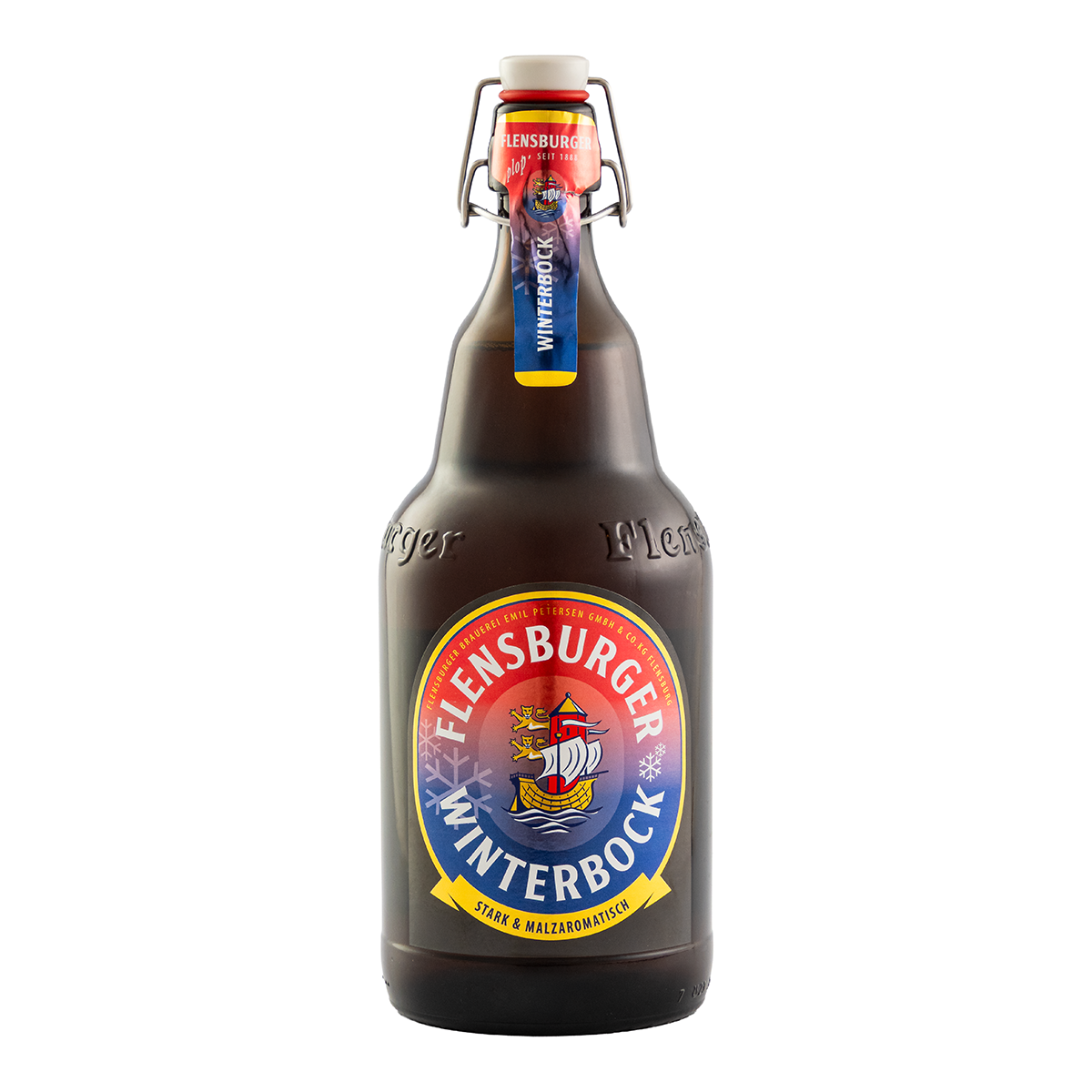Cerveza Flensburger Winterbock Mega Plop 2000 Ml