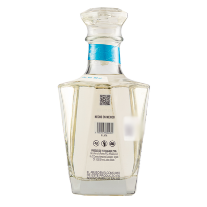 Tequila Lote Maestro Plata 100% Agave 750 Ml