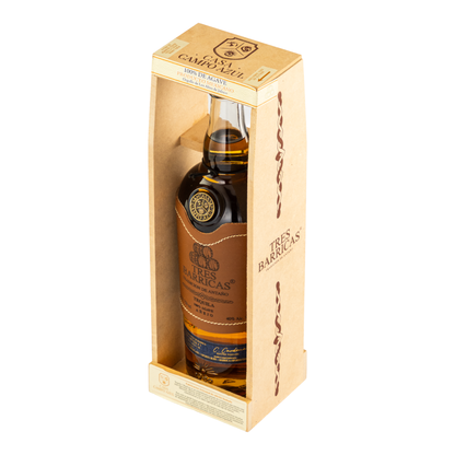 Tequila Campo Azul Tres Barricas Añejo 750 Ml