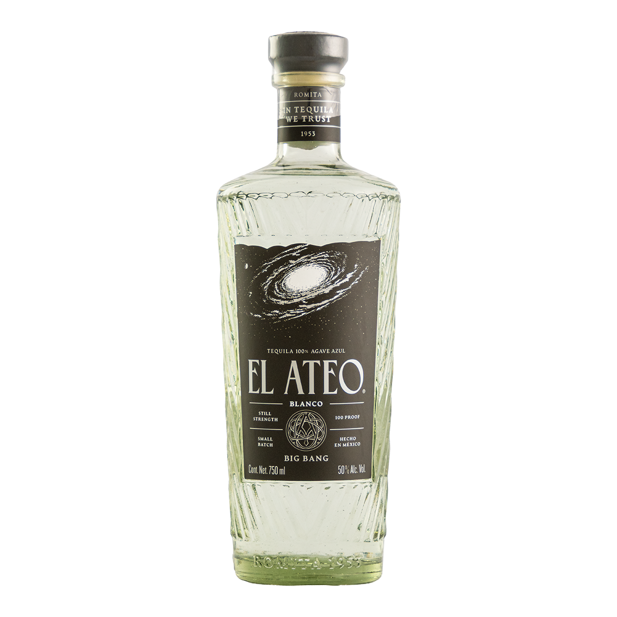 Tequila El Ateo Blanco Big Bang High Proof Still 750 Ml