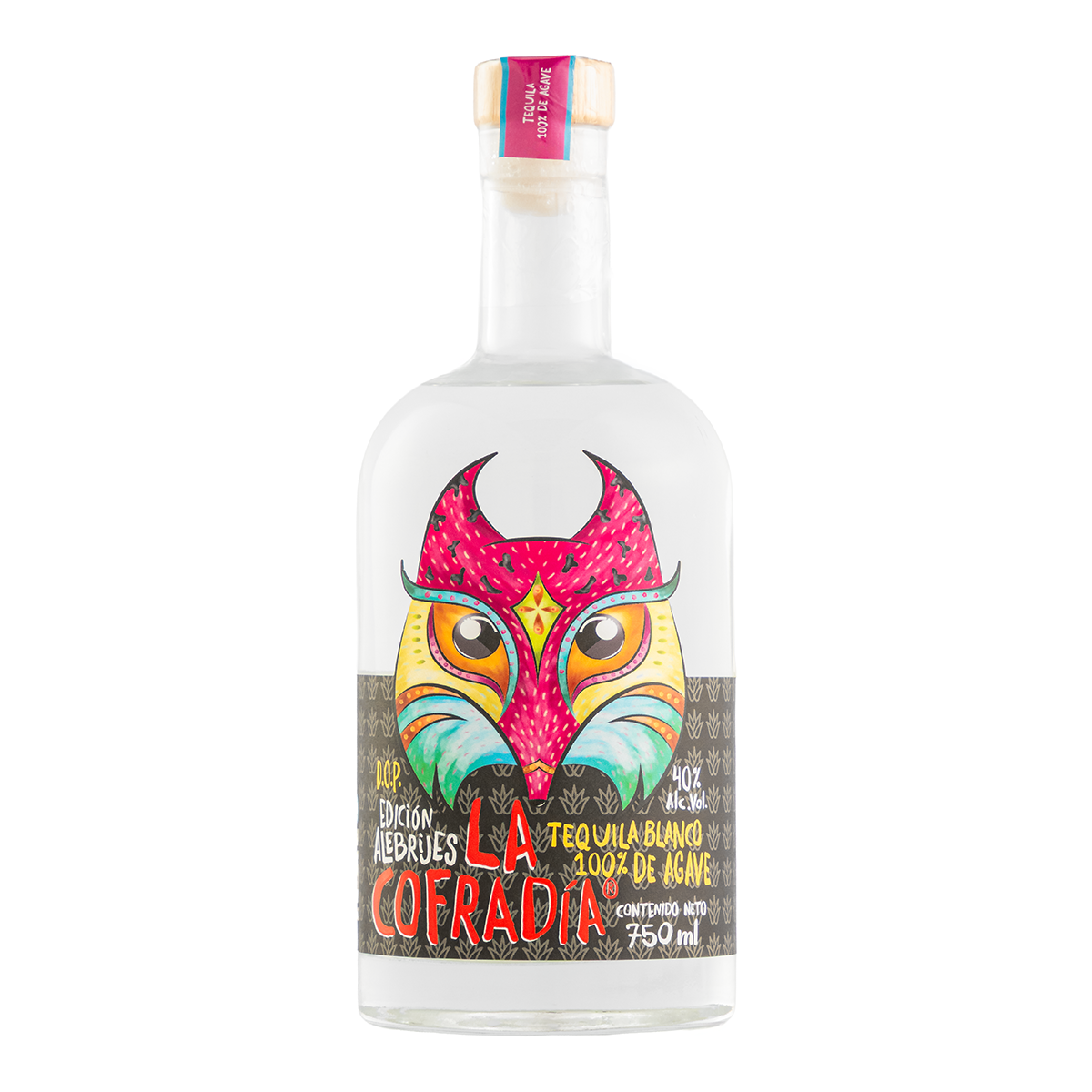 Tequila La Cofradía Edición Alebrijes Blanco 750 Ml