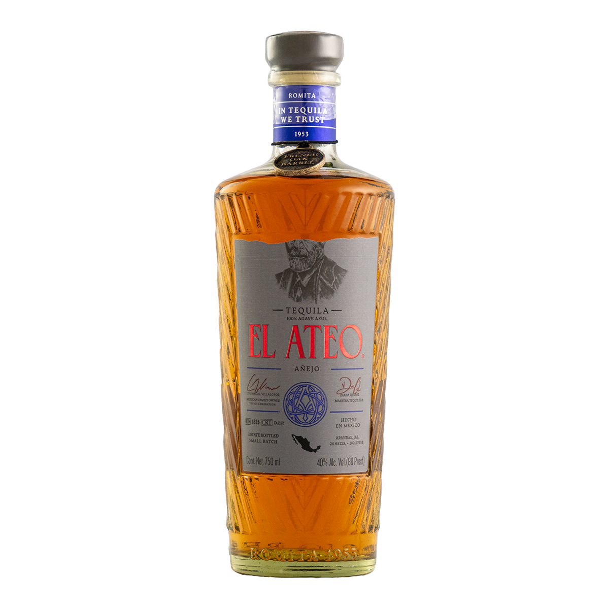Tequila El Ateo Añejo Barrica Francesa 750 Ml