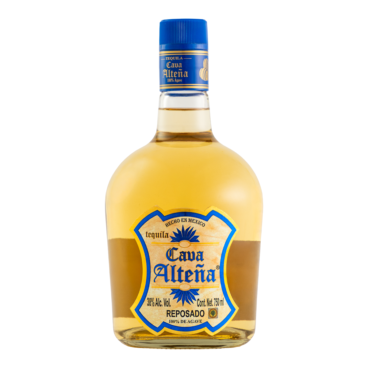 Tequila Cava Alteña Reposado 750 Ml