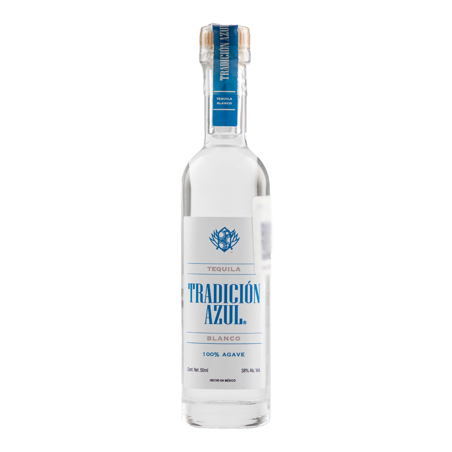 Tequila Tradición Azul Blanco 50 Ml