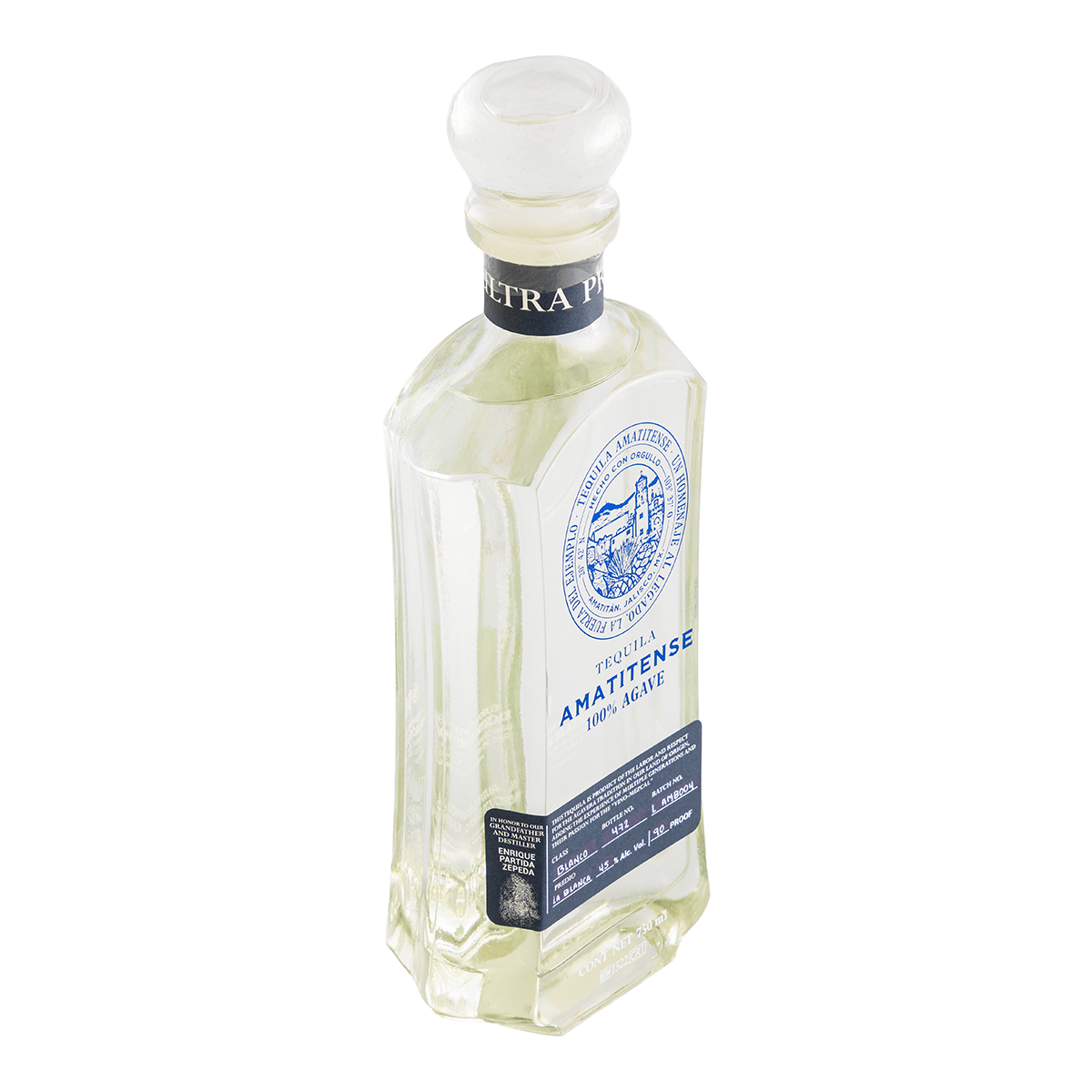 Tequila Amatitense Blanco 750 Ml