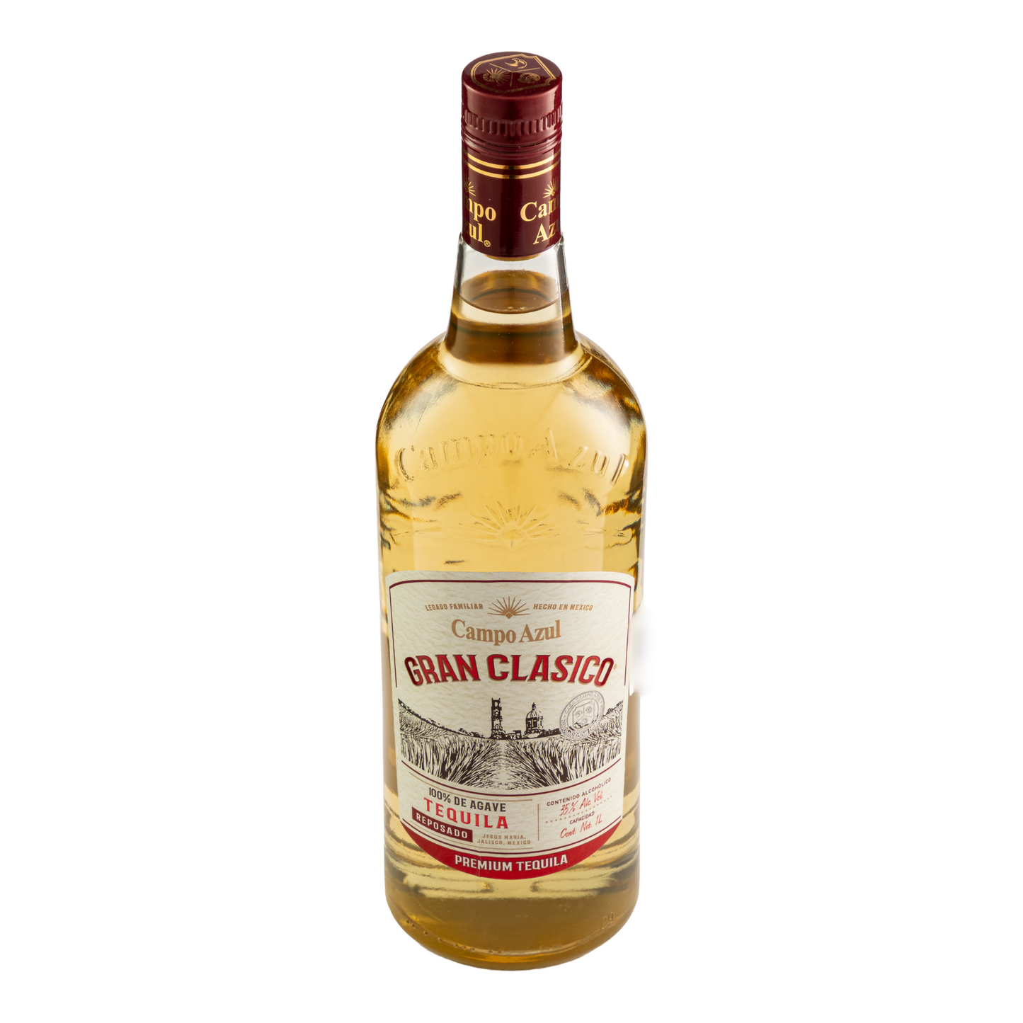 Tequila Campo Azul Reposado Gran Clásico 1000 Ml