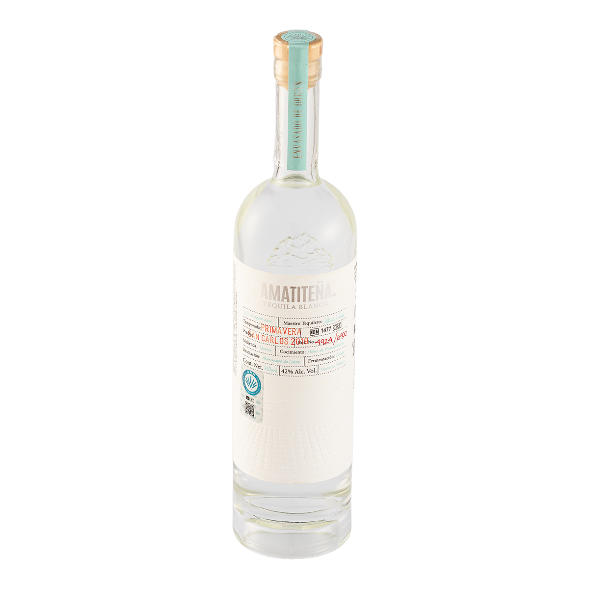 Tequila Amatiteña Blanco 750 Ml