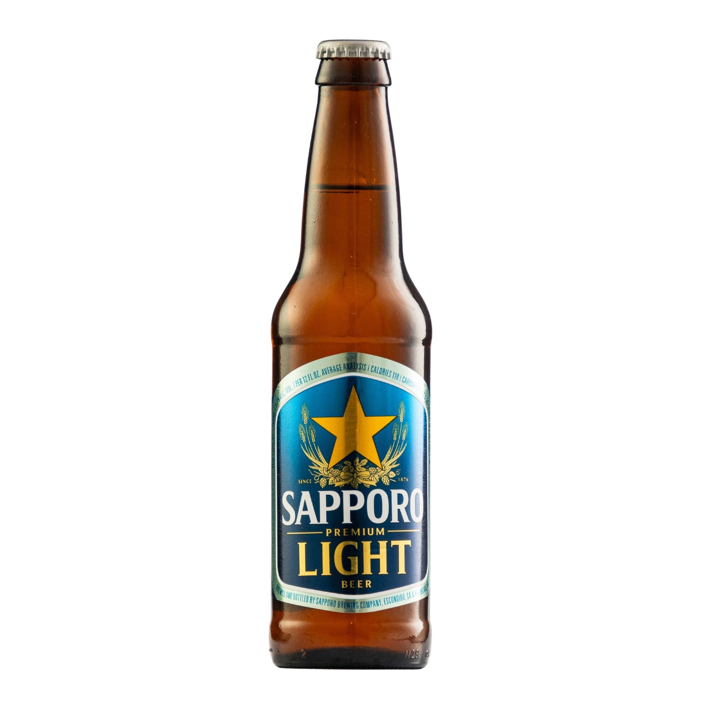 Cerveza Sapporo Premium Light Ligera 355 Ml