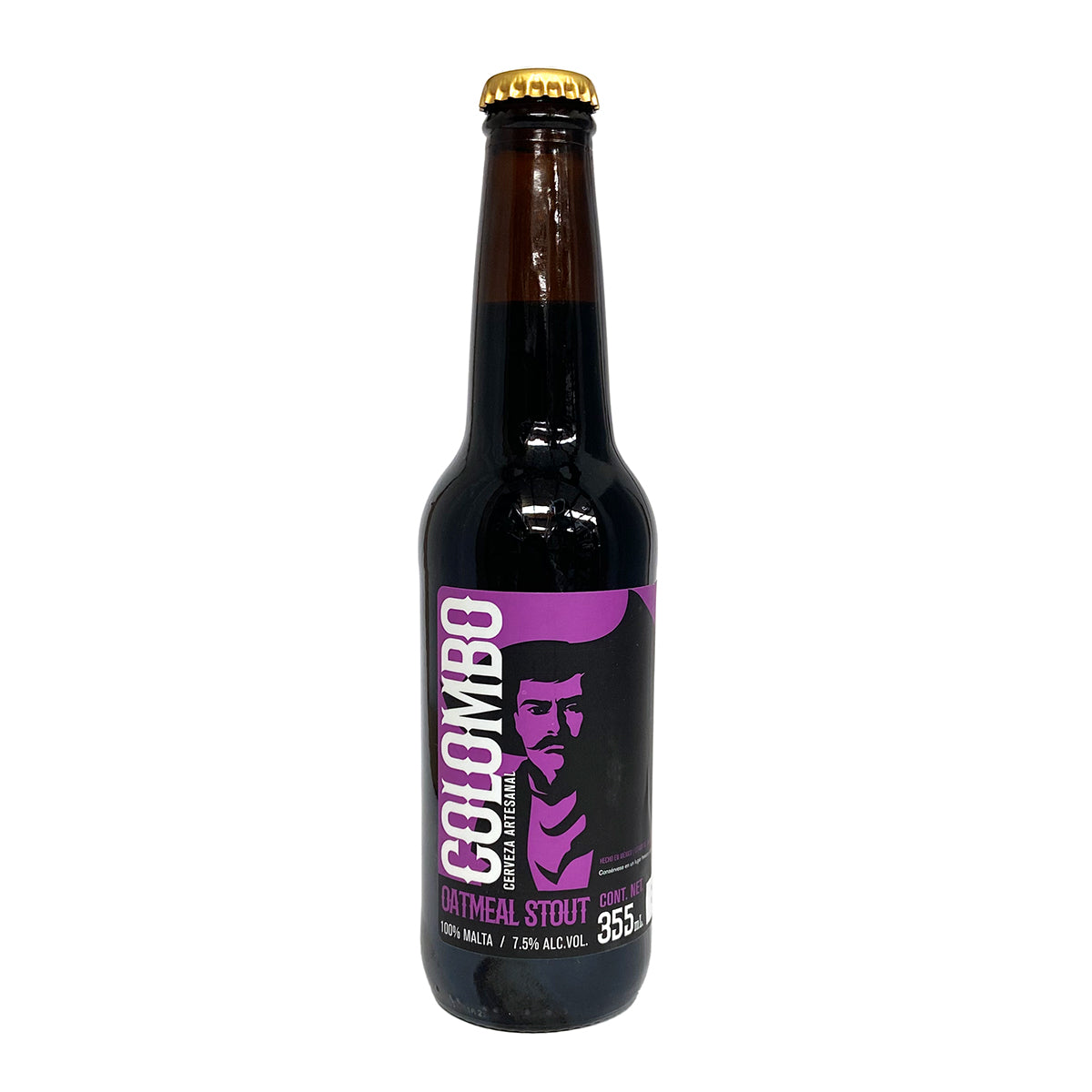 Cerveza Artesanal Colombo Oatmeal Stout 355 ml