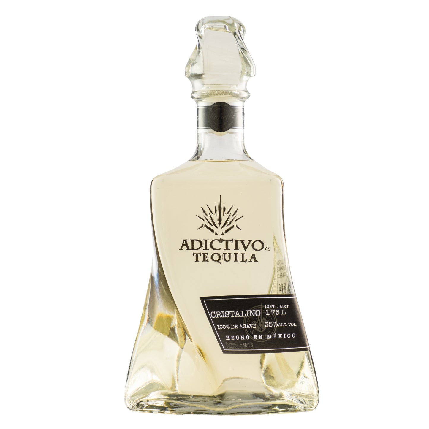 Tequila Adictivo Reposado Cristalino 100% Agave 1750 Ml
