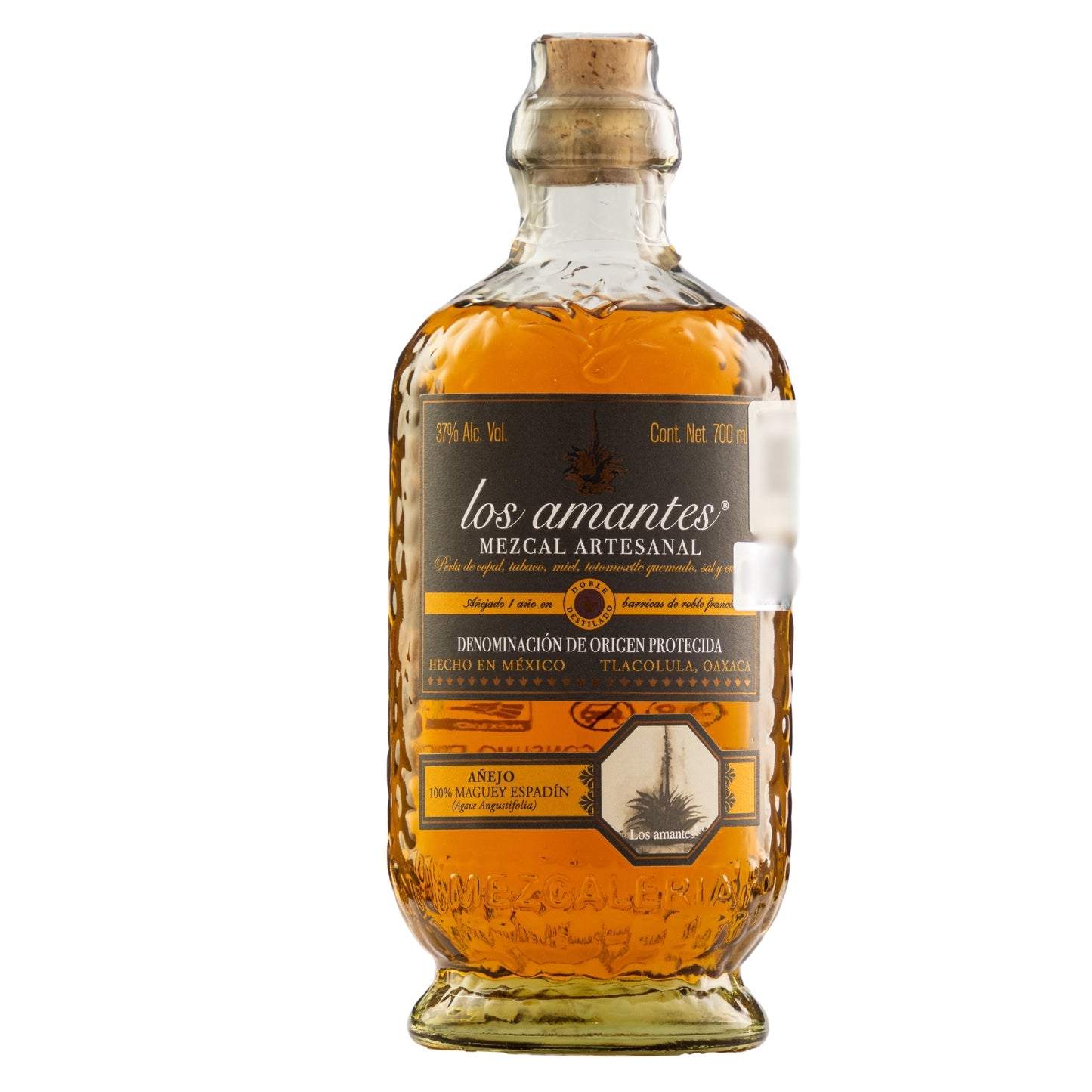 Mezcal Artesanal Los Amantes Añejo 700 Ml