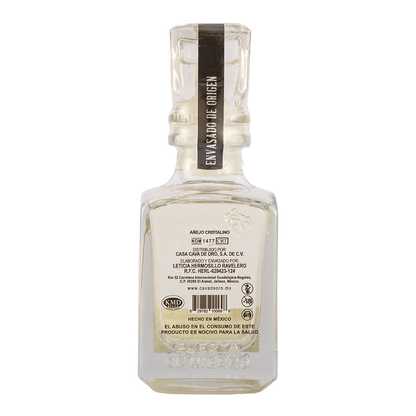 Tequila Gran Cava de Oro Añejo Cristalino Mini 50 Ml