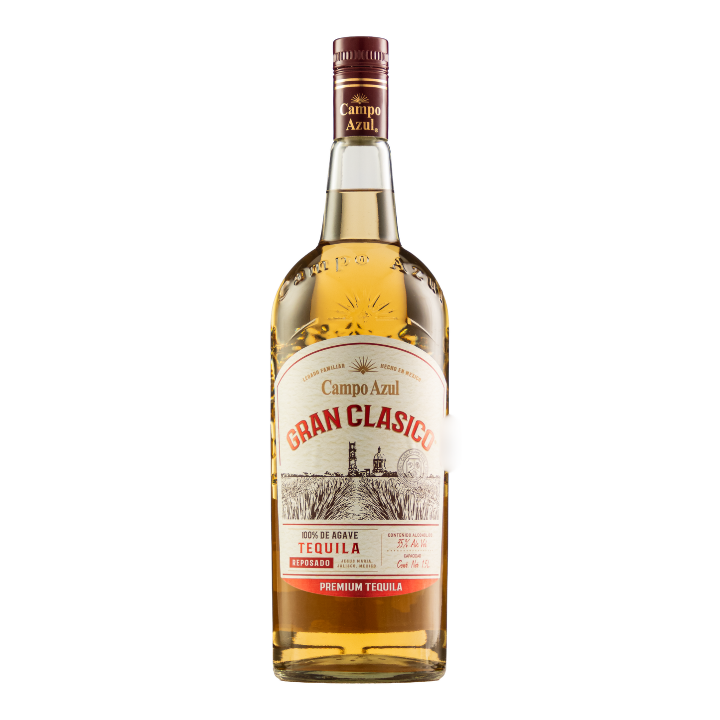 Tequila Campo Azul Reposado Gran Clásico 1500 Ml