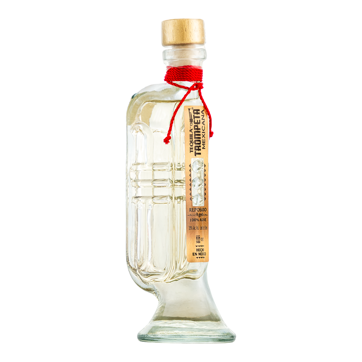 Tequila Trompeta Mexicana Reposado 50 Ml Mini
