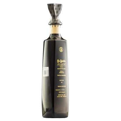 Tequila La Santa Black Añejo Premium Triple Barrel 750 Ml