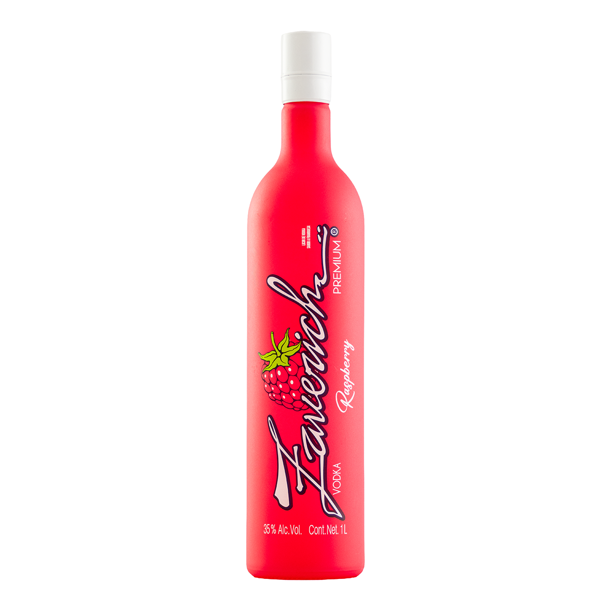 Licor de Vodka Zaverich Premium Raspberry 1000 ML