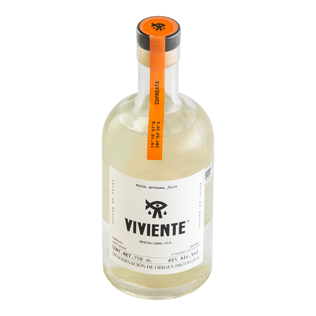 Mezcal Artesanal Viviente Cupreata 750 Ml